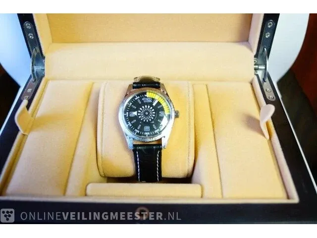 1 zwitsers racing horloge mod, met kaleidoscoop - afbeelding 4 van  7
