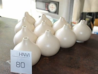 10 decoratieve vaasjes met hoogte 10 cm. - afbeelding 1 van  2