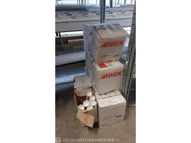 10 doos a 12 stuks acrylaatkit 4tecx en bouwcenter, wit - afbeelding 1 van  3