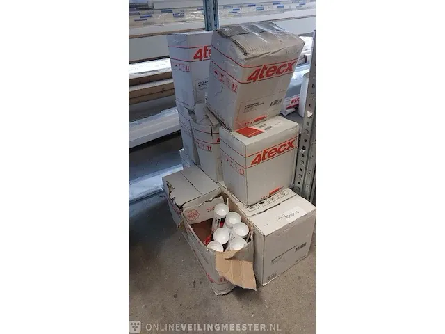 10 doos a 12 stuks acrylaatkit 4tecx en bouwcenter, wit - afbeelding 2 van  3