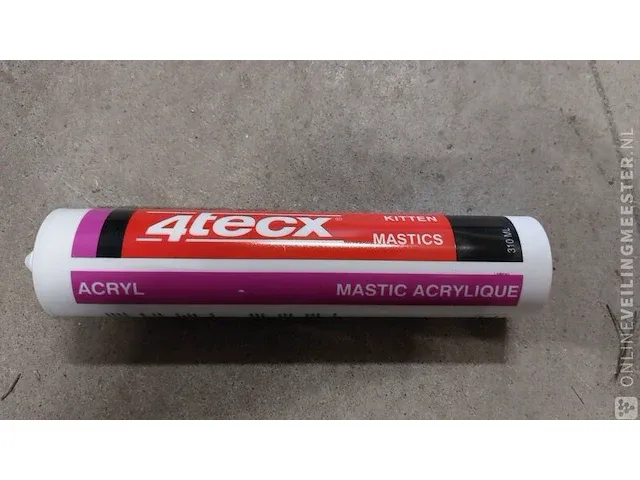10 doos a 12 stuks acrylaatkit 4tecx en bouwcenter, wit - afbeelding 3 van  3