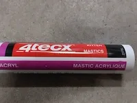 10 doos a 12 stuks acrylaatkit 4tecx en bouwcenter, wit - afbeelding 3 van  3