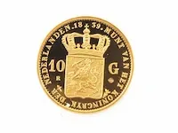 10 gulden goud willem i 1839 - afbeelding 3 van  4