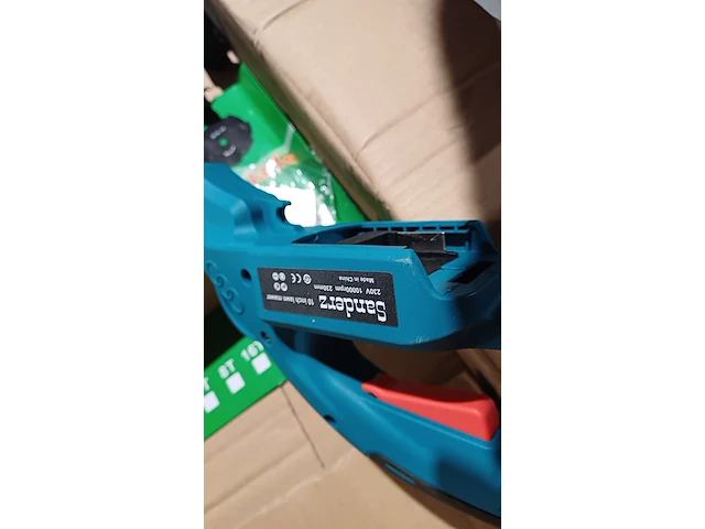 10 inch grastrimmer, sanderz, geel, 2025 - afbeelding 3 van  4