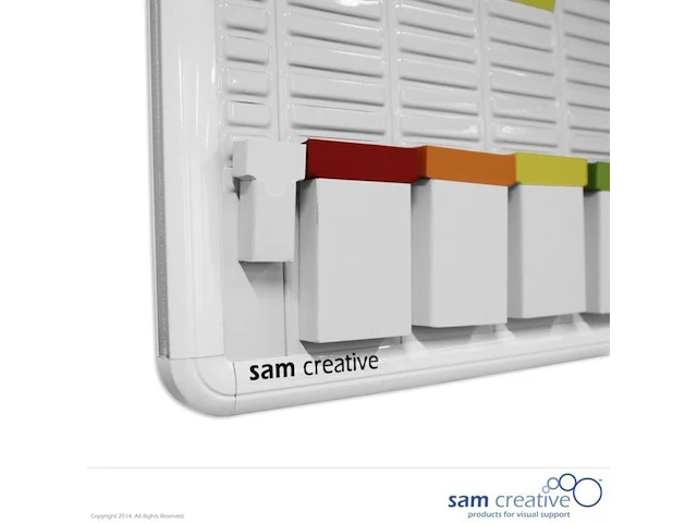10 kaartplanner 16-kolom 32 sleuven 60x101 cm sam creative, pbkpk000003 - afbeelding 2 van  5