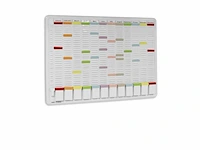 10 kaartplanner jaar 13-kolom 32 sleuven 60x85 cm sam creative, pbkpk000007 - afbeelding 1 van  3