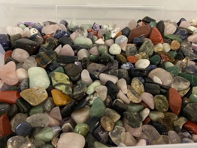 10 kg trommelstenen luxe mix - afbeelding 3 van  4