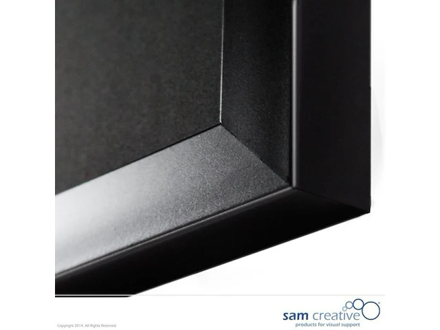 10 krijtbord magnetisch zwarte lijst 60x90 cm sam creative, possi060090 - afbeelding 2 van  4