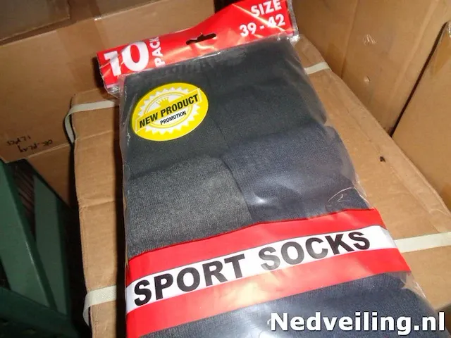 10 paar sportsokken mt 39/42 - afbeelding 1 van  3