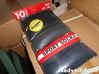 10 paar sportsokken mt 43/46 - afbeelding 1 van  3