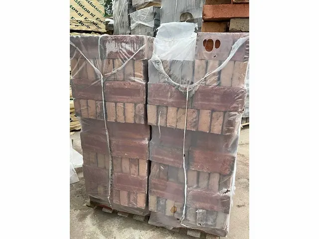 10 pallets falls roodbont waalformaat gevelbaksteen - afbeelding 8 van  8