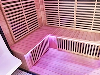 10-persoons sauna/stoomcabine wellness cabine - afbeelding 5 van  7