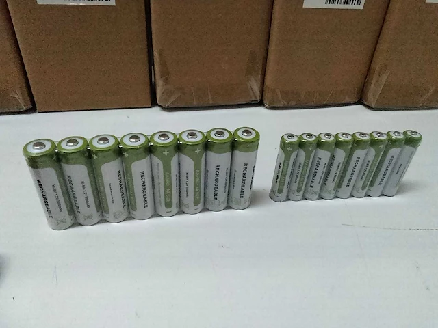 10 sets met batterijladers + oplaadbare batterijen. - afbeelding 4 van  5