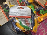 10 sets sleutelhanger s met knijp sluiting - afbeelding 1 van  3