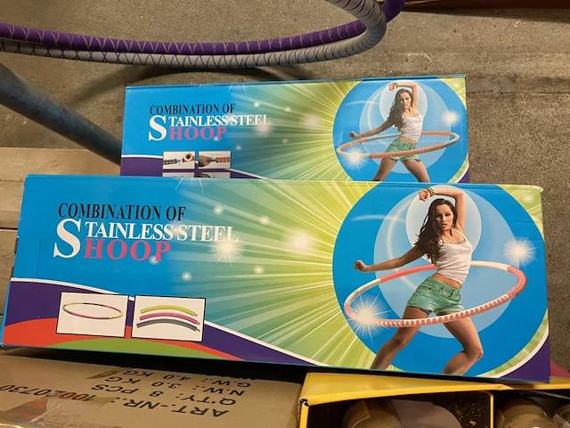 10 stuks fitness hoelahoep - afbeelding 1 van  4