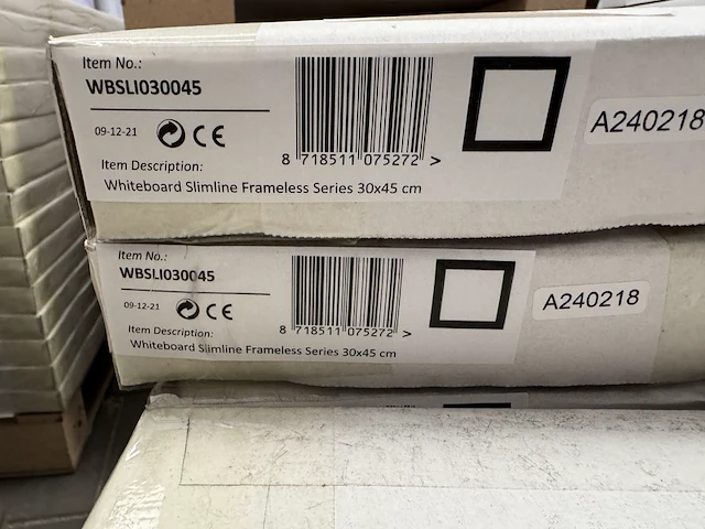 10 whiteboard slimline series magnetic 30x45 cm sam creative, wbsli030045 - afbeelding 4 van  4