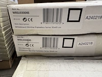 10 whiteboard slimline series magnetic 30x45 cm sam creative, wbsli030045 - afbeelding 4 van  4