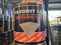 10 x 1 liter hoogglanslak, drenth, lgx, monumentengroen n0.15,10 - afbeelding 2 van  2