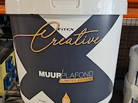 10 x 10 liter binnen/buitenlatex, fitex , ral 9010 - afbeelding 2 van  2