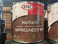 10 x 2,5 liter impregneerbeits wv, nelf - afbeelding 2 van  2