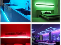 10 x 5m rgb led strip – complete kit met afstandsbediening en adapter – smd 5050 – 300 led - afbeelding 5 van  5