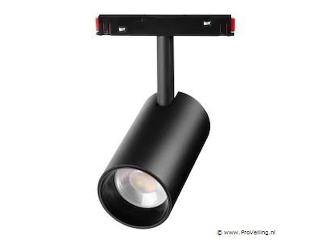10 x bery led-spot voor magnetische rail 48v – 20w – zwart. - afbeelding 1 van  5
