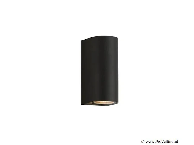 10 x gu10 dual flow buiten wandlamp – ip65 waterdicht – zwart - afbeelding 2 van  5