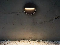 10 x inbouw ronde led trapverlichting – 6w – 540 lm – 3500k neutraal wit – zwart – ip54 waterdicht – (s-22r) - afbeelding 2 van  5