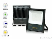 10 x led breedstraler 150w - waterdicht ip66 - 6500k koud wit - afbeelding 1 van  4