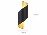 10 x led wandlamp - bidirectioneel (sw-34) -3500k - 6w - afbeelding 4 van  5