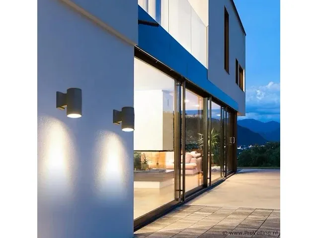 10 x led wandlamp - cylinder (sw-2302-1) -gu10 - afbeelding 5 van  5