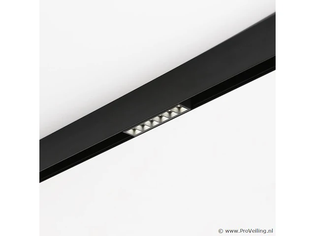 10 x libra lineaire richtbare led-spot voor magnetische rail 48v – 6w – zwart. - afbeelding 1 van  4