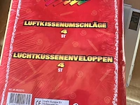 10 x pakjes van 4 luchtkussenenveloppen. gomrand werkt niet meer. enveloppen zijn goed. - afbeelding 1 van  5