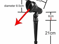10 x rgb led-spot – ip54waterdicht – aluminium – ø60 mm – inclusief lamp - afbeelding 2 van  4