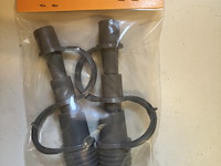 10 x zakjes met verloopnippel kunststof set a 2 - afbeelding 1 van  5