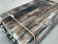 100 balken abachi hout 200x30x15 reclaimd wood - afbeelding 2 van  14