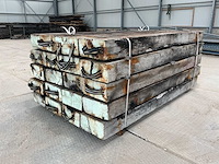 100 balken abachi hout 200x30x15 reclaimd wood - afbeelding 1 van  14