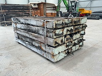 100 balken abachi hout 200x30x15 reclaimd wood - afbeelding 8 van  14