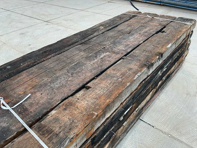 100 balken amerikaans grenenhout 300x30x15 reclaimd wood (5 pakken) - afbeelding 2 van  13