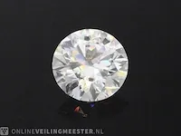 1.00 karaat briljant (gecertificeerd) - afbeelding 1 van  3