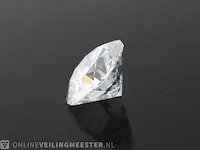 1.00 karaat briljant (gecertificeerd) - afbeelding 2 van  3