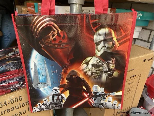 100 stuks canvas tassen, minions en starwars - afbeelding 4 van  4