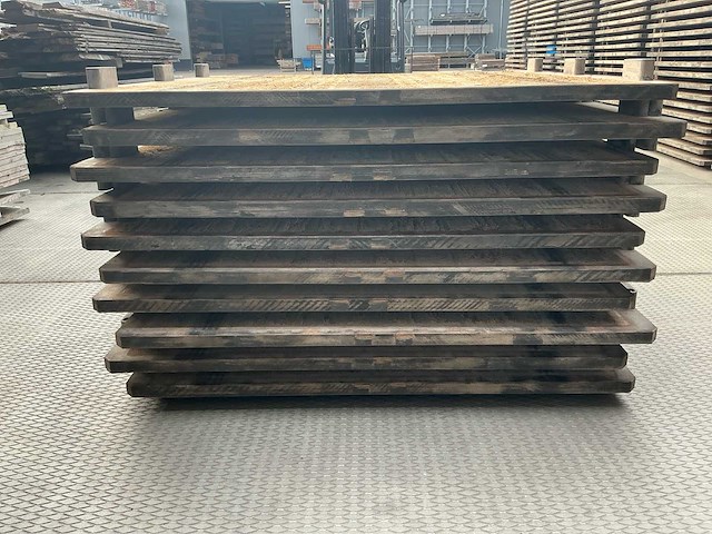 100 stuks steenschotten 145x145x4 cm ultra hard plywood - afbeelding 7 van  12