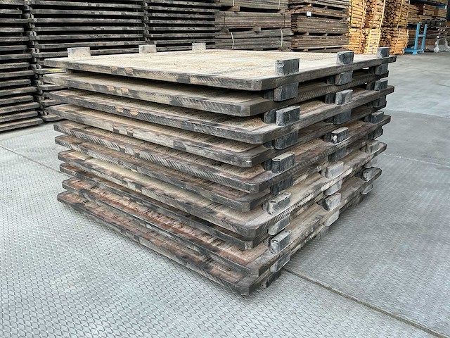 100 stuks steenschotten 145x145x4cm ultra hard plywood - afbeelding 1 van  12