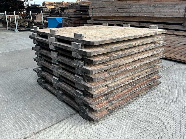 100 stuks steenschotten 145x145x4cm ultra hard plywood - afbeelding 10 van  12