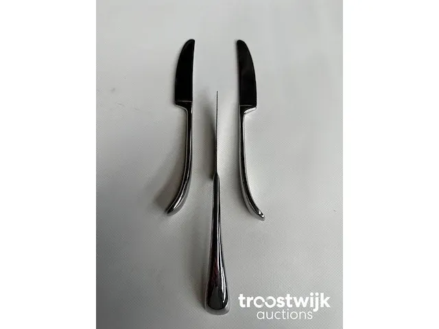 100 wmf onda tafelmessen 18/10 roestvrij staal 22cm - afbeelding 2 van  5