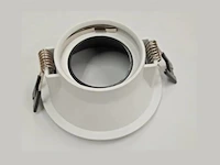 100 x inbouwlamp gu10 – rond – zwart/wit – ip20 - afbeelding 3 van  4