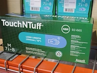 1000 latex handschoenen ansell m 7,5-8 300mm. - afbeelding 2 van  2