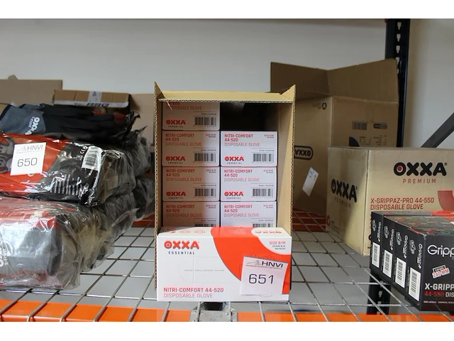 1000 latex handschoenen oxxa maat 8/m. - afbeelding 1 van  2
