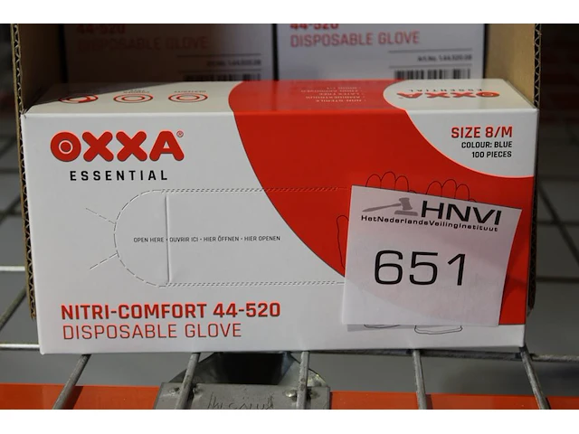 1000 latex handschoenen oxxa maat 8/m. - afbeelding 2 van  2